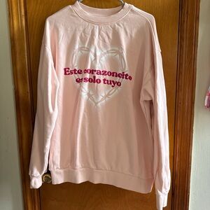 Karol G official Merch Heart Graphic Sweatshirt